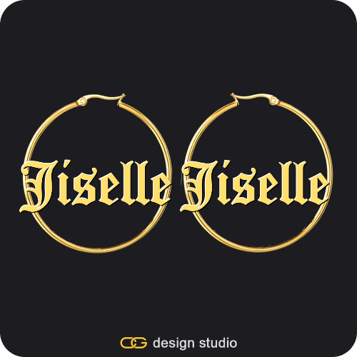 The Essential Hoop Name Earrings