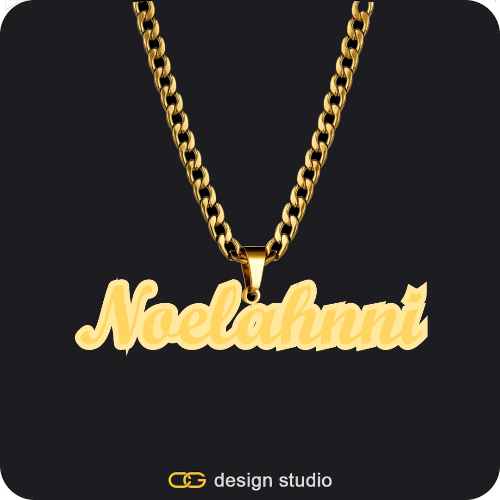 The Spotlight Double Plated Name Necklace