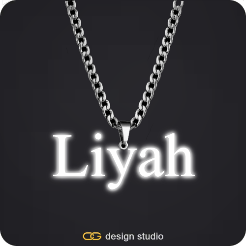 The Essential Name Necklace: Sparkling