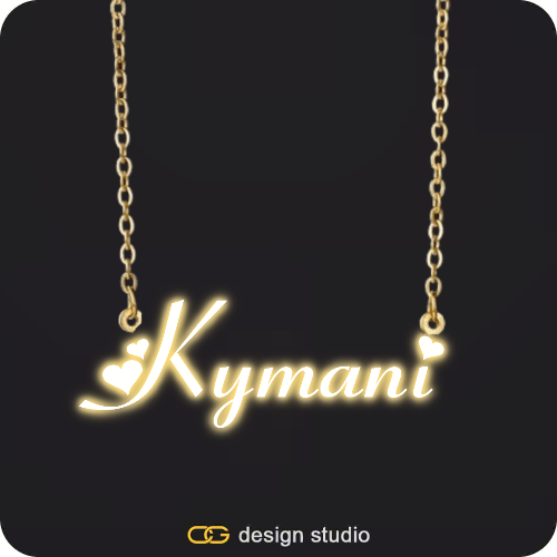 The Essential Name Necklace: Sparkling