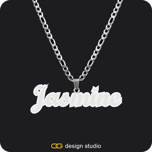 The Spotlight Double Plated Name Necklace