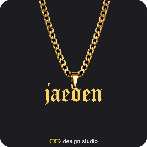 The Essential Name Necklace: Looped