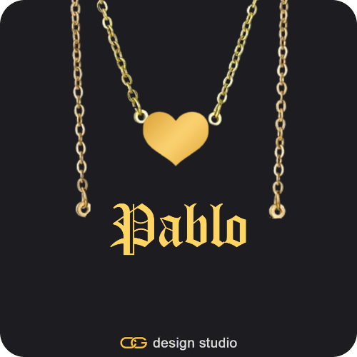 The Essential Name Necklace: Double Layer