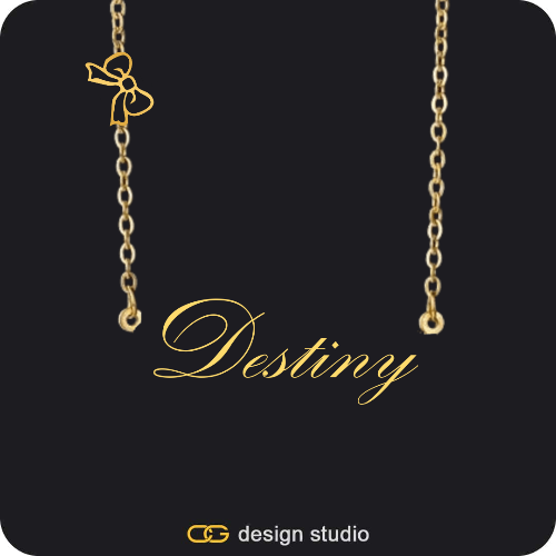 The Essential Name Necklace: Charm