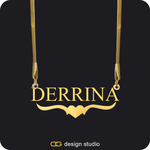 The Essential Name Necklace: Underline