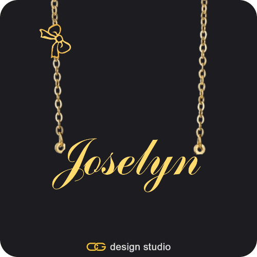 The Essential Name Necklace: Charm