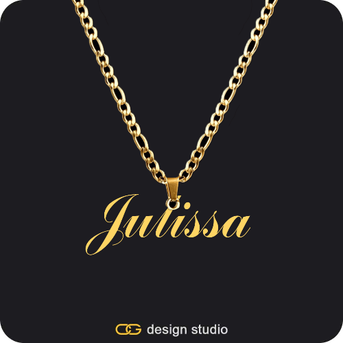 The Essential Name Necklace: Looped