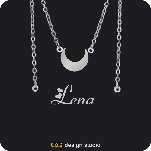 The Essential Name Necklace: Double Layer