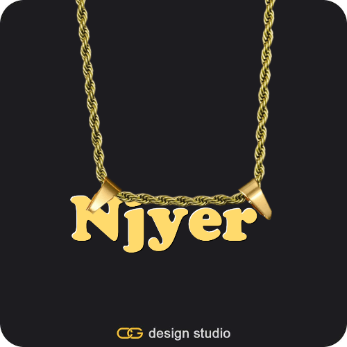 The Mens Essential Name Necklace