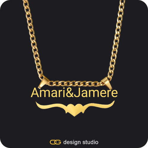 The Essential Name Necklace: Underline