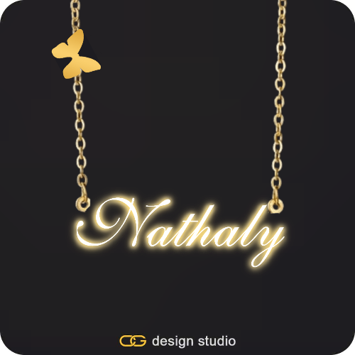 The Essential Name Necklace: Sparkling Charm