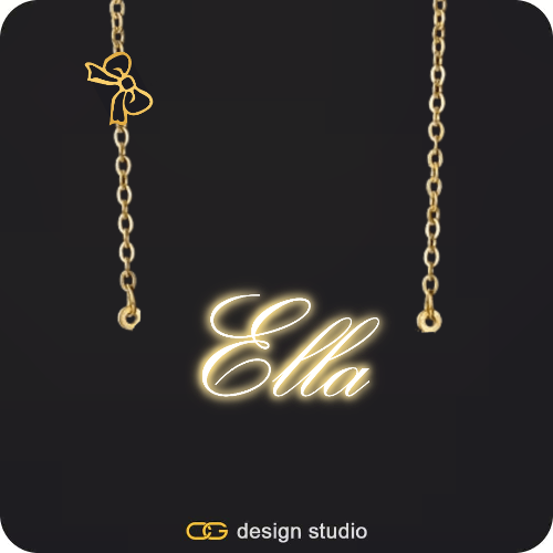 The Essential Name Necklace: Sparkling Charm