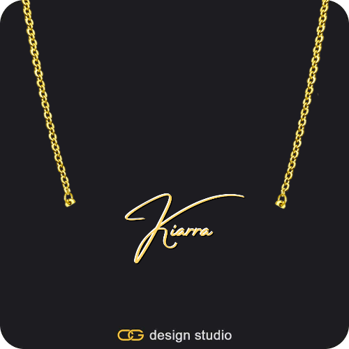 The Premier Script Name Necklace