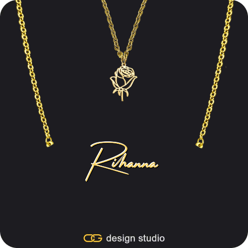 The Premier Script Name Necklace