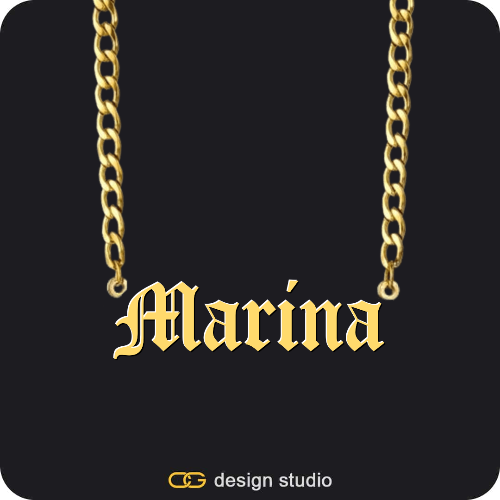 The Mens Essential Name Necklace