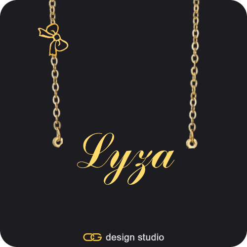 The Essential Name Necklace: Charm