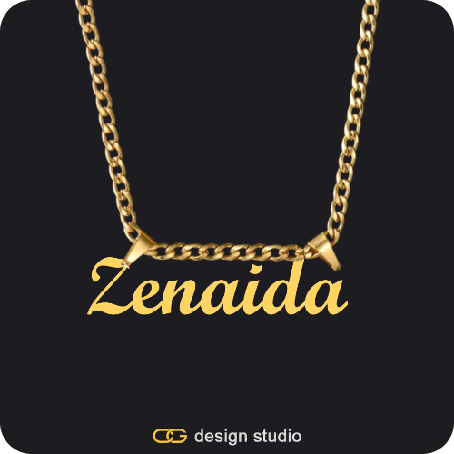The Essential Name Necklace: Double Loop