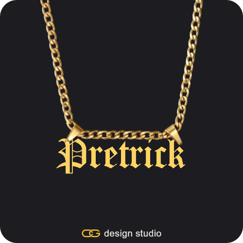 The Essential Name Necklace: Double Loop