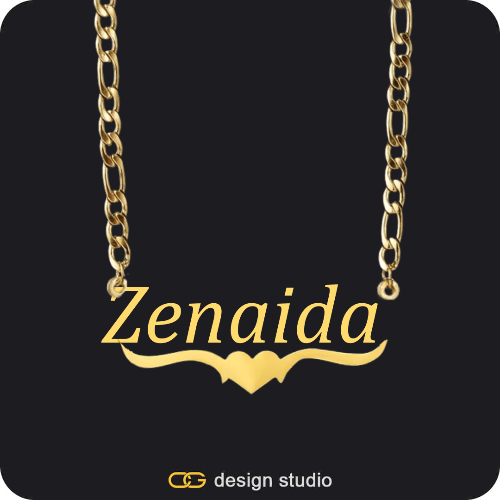 The Essential Name Necklace: Underline