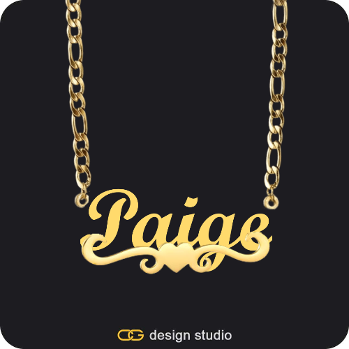 The Essential Name Necklace: Underline