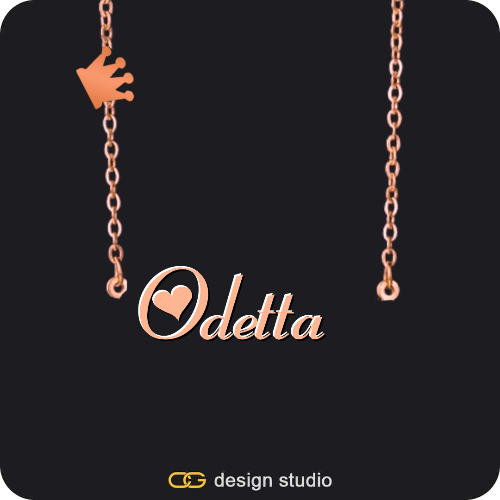 The Essential Name Necklace: Charm