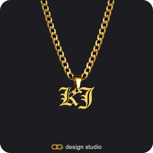 The Essential Name Necklace: Looped