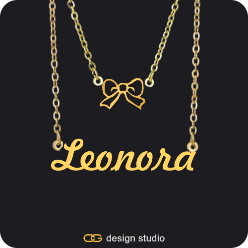 The Essential Name Necklace: Double Layer