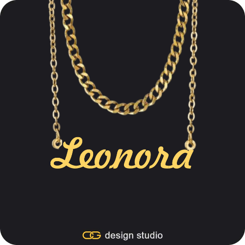 The Essential Name Necklace: Double Layer