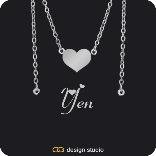 The Essential Name Necklace: Double Layer