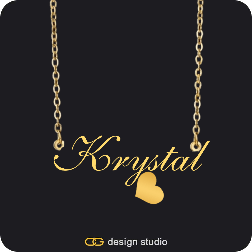 The Essential Name Necklace: Charm