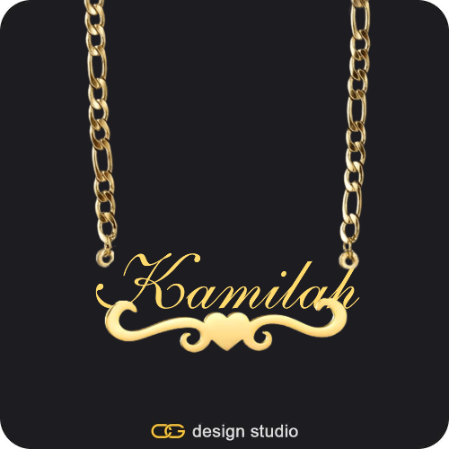 The Essential Name Necklace: Underline