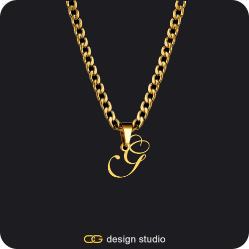 The Essential Name Necklace: Looped