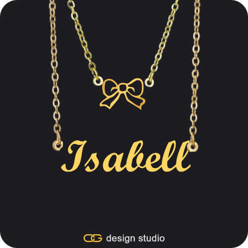 The Essential Name Necklace: Double Layer