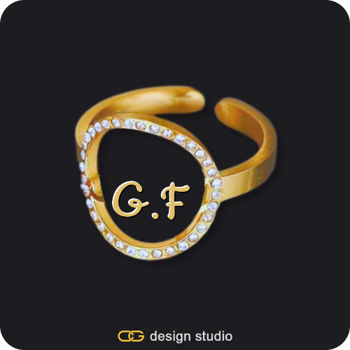 The Sparkling Name Ring