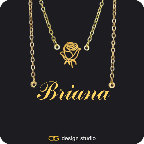 The Essential Name Necklace: Double Layer