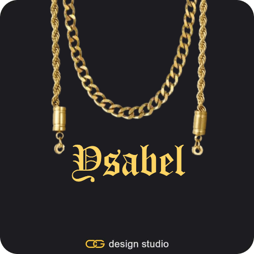 The Essential Name Necklace: Rope Chain