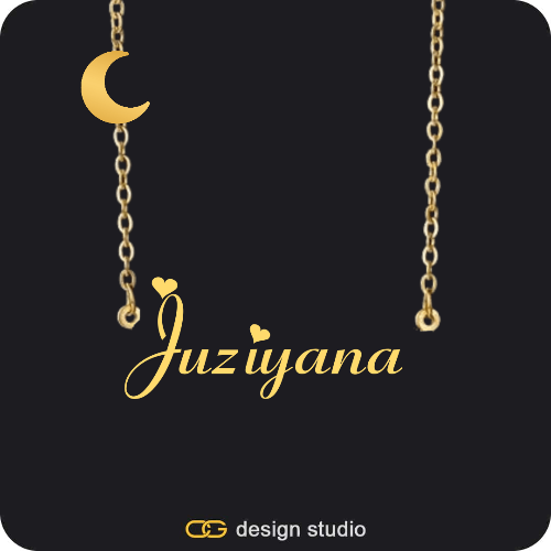 The Essential Name Necklace: Charm