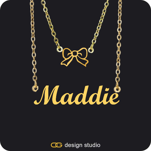 The Essential Name Necklace: Double Layer
