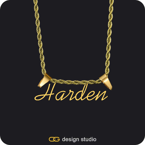 The Essential Name Necklace: Double Loop