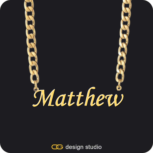 The Mens Essential Name Necklace