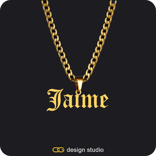 The Essential Name Necklace: Looped