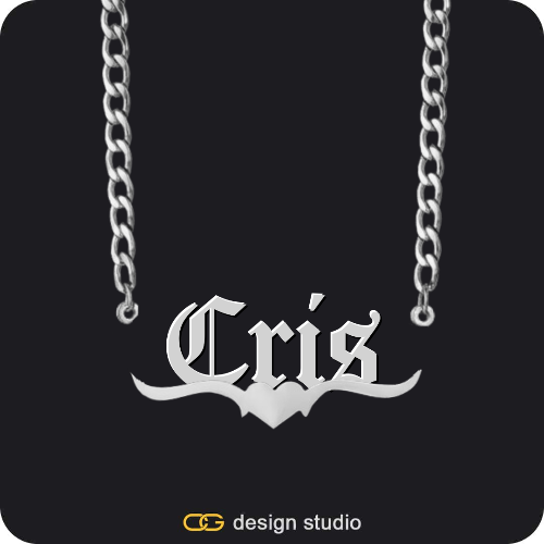 The Essential Name Necklace: Underline