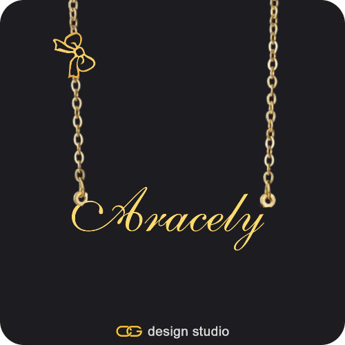 The Essential Name Necklace: Charm