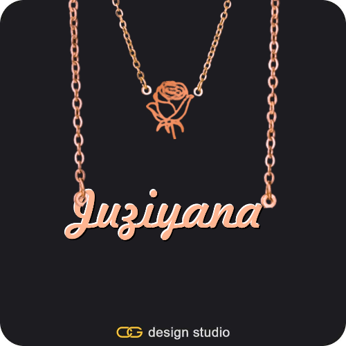 The Essential Name Necklace: Charm