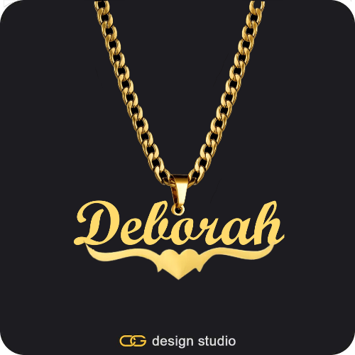 The Essential Name Necklace: Underline