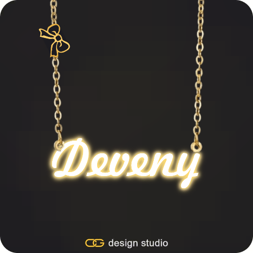 The Essential Name Necklace: Sparkling Charm