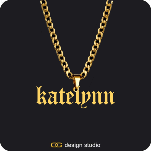 The Essential Name Necklace: Looped