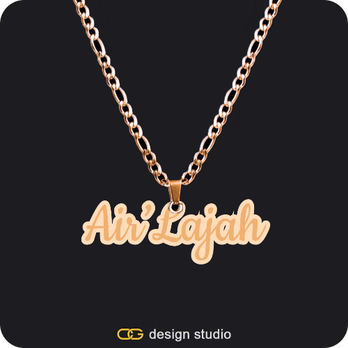 The Spotlight Double Plated Name Necklace