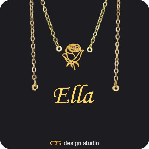 The Essential Name Necklace: Double Layer