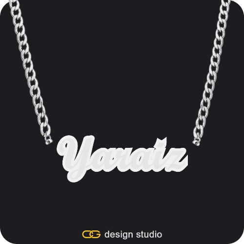 The Spotlight Double Plated Name Necklace